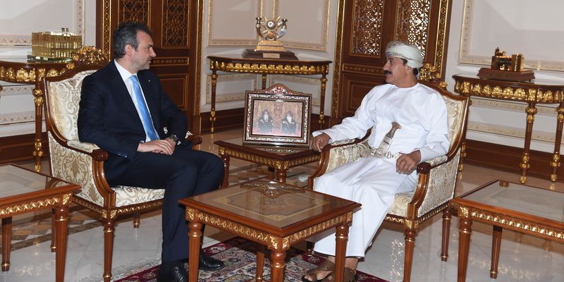 وزير المكتب السلطاني يستقبل سفيري جمهوريتي ايطاليا وتركيا