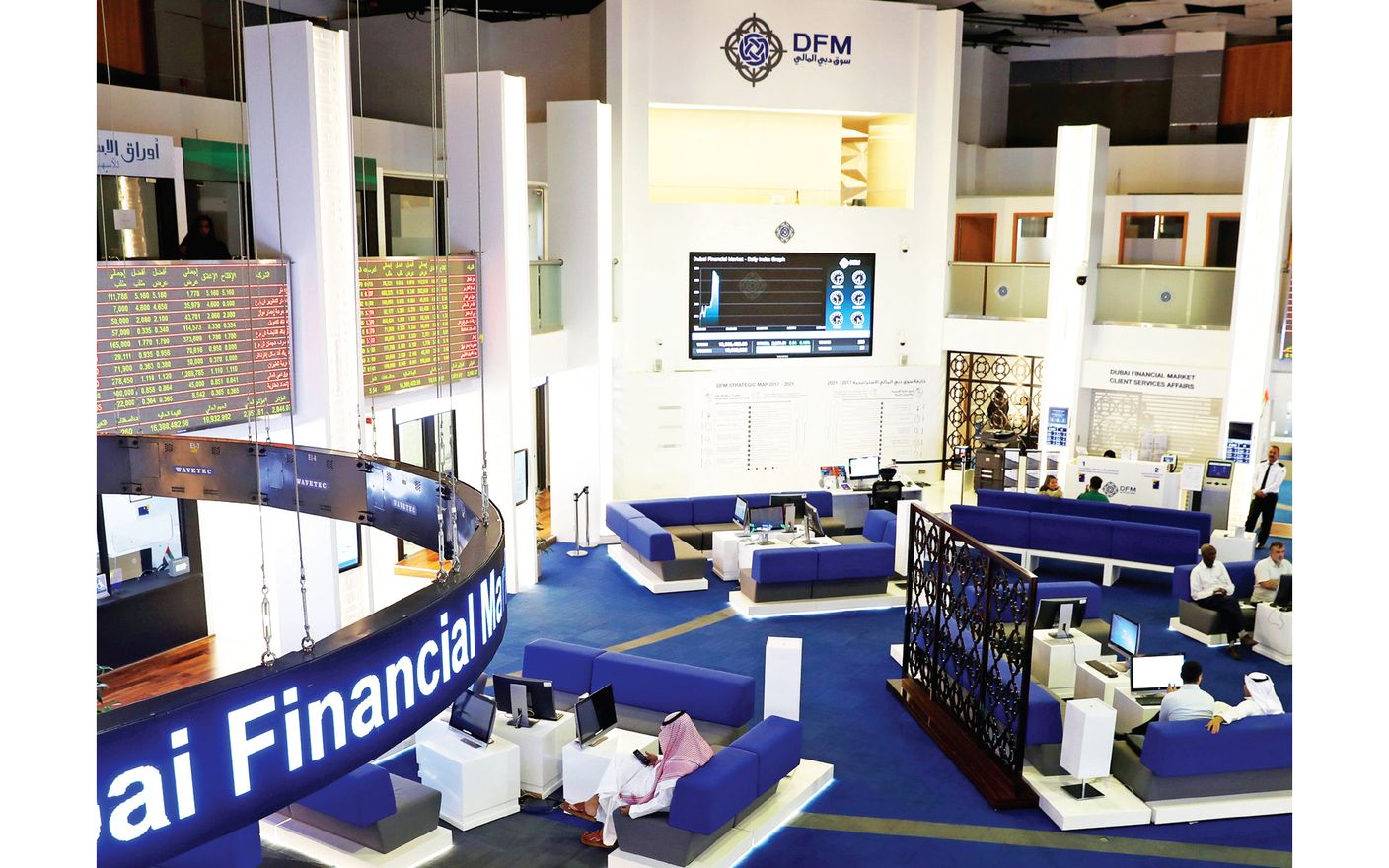 4.8 مليارات مكاسب سوق دبي بأولى جلسات أبريل