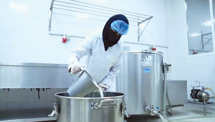 «زايد العليا» تنشئ مصنع أجبان في مركز إنتاج أصحاب الهمم