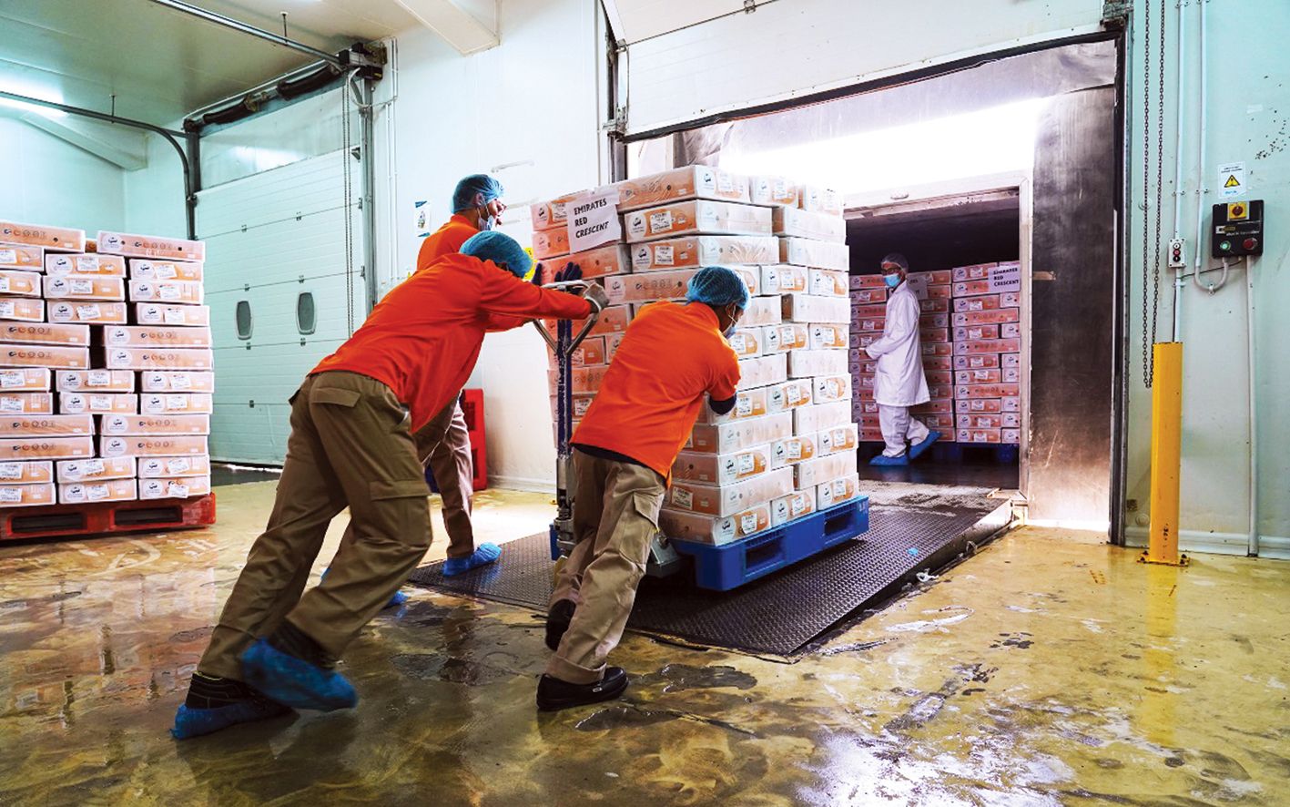 «العجبان» تتبرع بـ 35 طناً من الدواجن خلال الشهر الفضيل