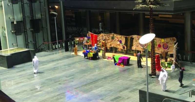 قرقيعان في بهو «التربية»