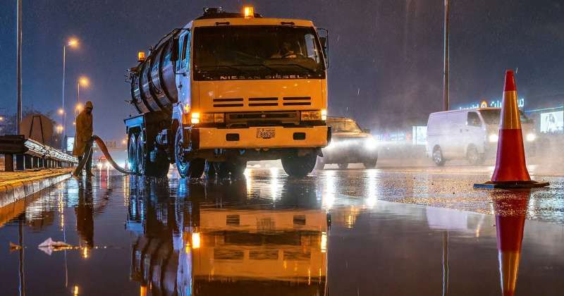 «بدالة الأشغال» تلقت 78 شكوى خلال الحالة المطرية