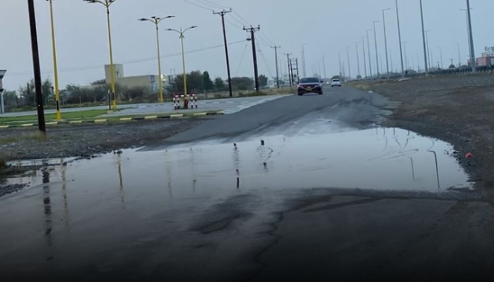 أمطار على ولاية شناص