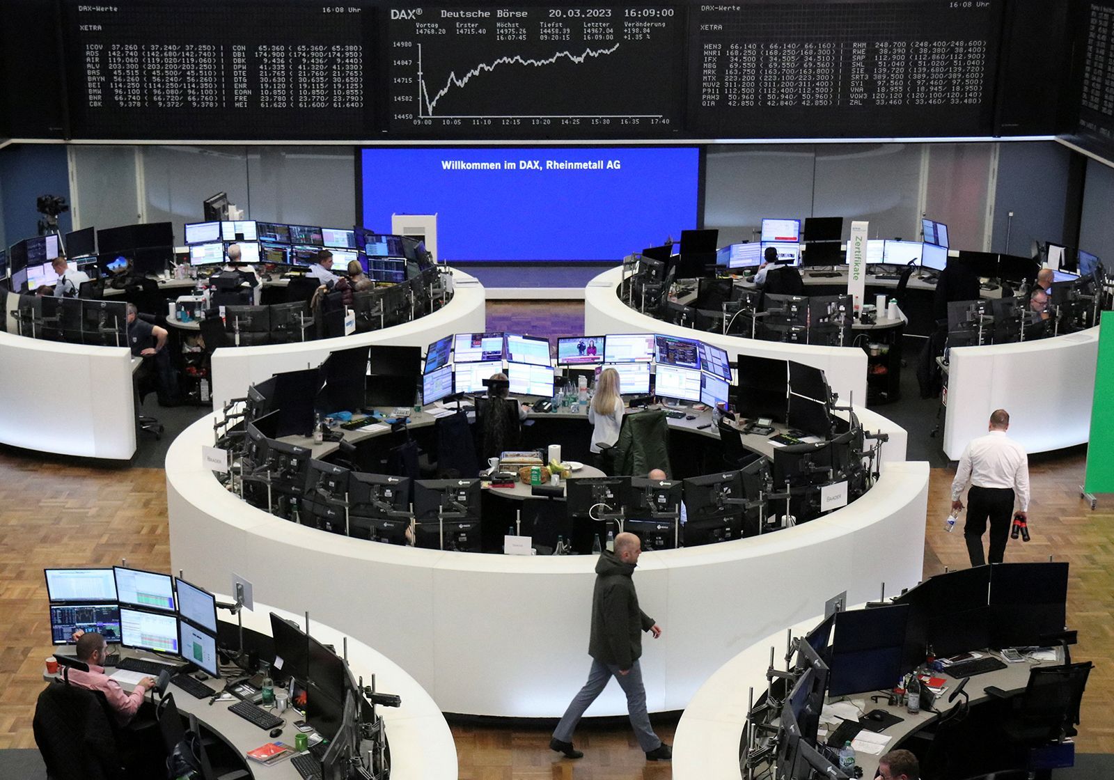 الأسهم الأوروبية ترتفع مدعومة بآمال توقف رفع الفائدة الأمريكية