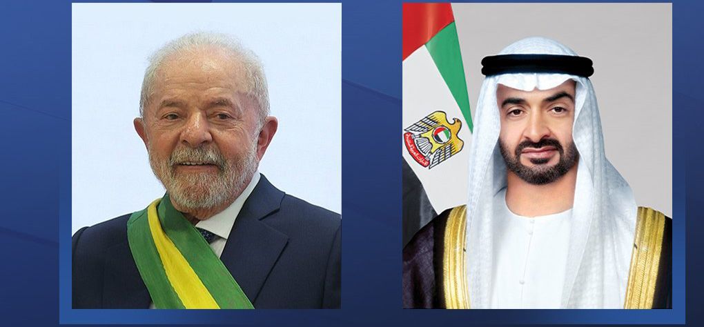 رئيس الدولة ورئيس البرازيل يبحثان العلاقات الثنائية والتطورات الإقليمية والدولية