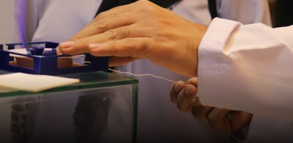 شركة طُلابيّة تبتكر خيط الصيد من شجرة المسكيت