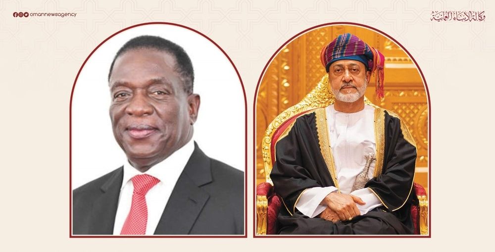 جلالة السُّلطان المعظم يهنئ رئيس جمهورية زمبابوي