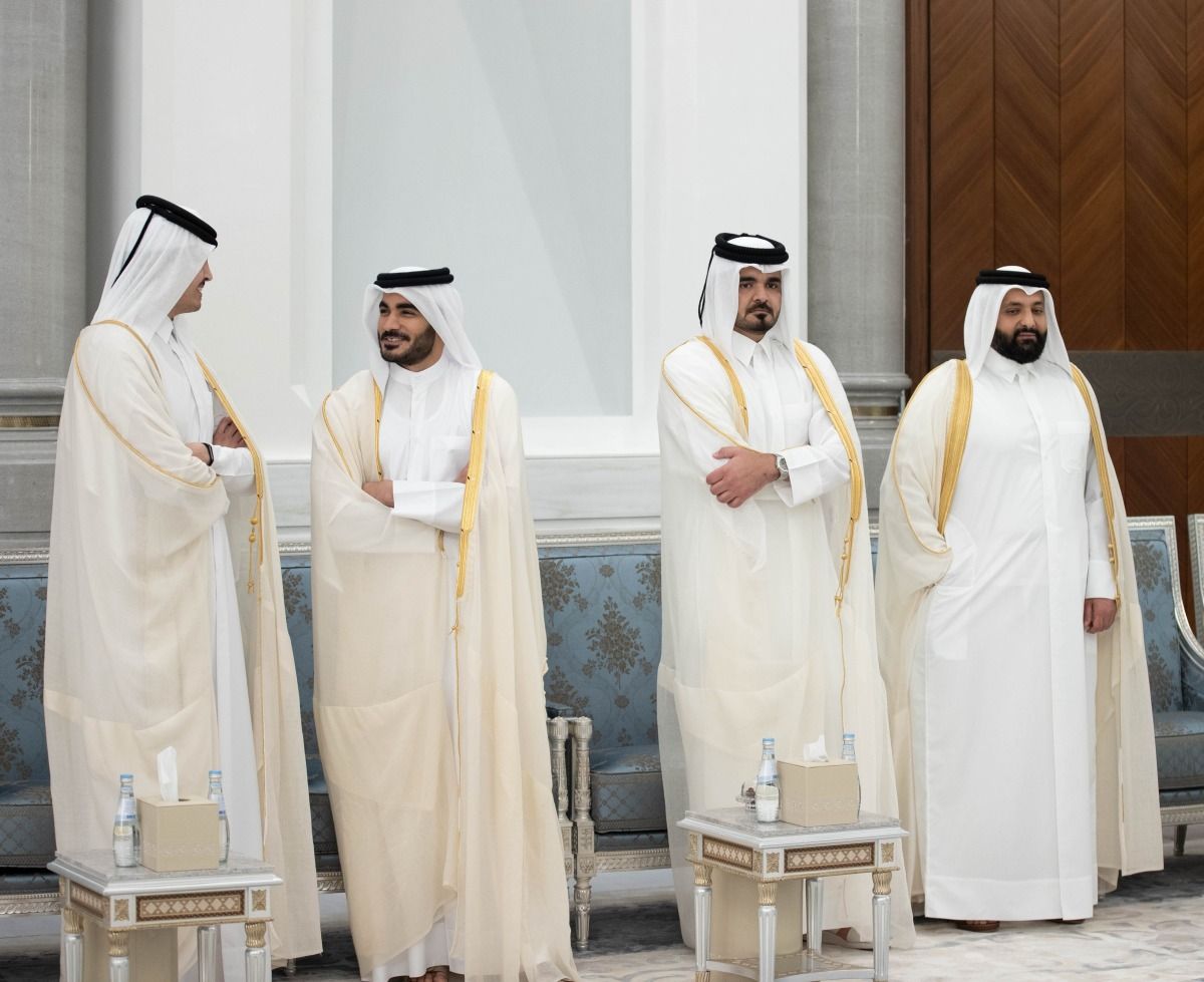 سمو الأمير يستقبل المهنئين بعيد الفطر المبارك