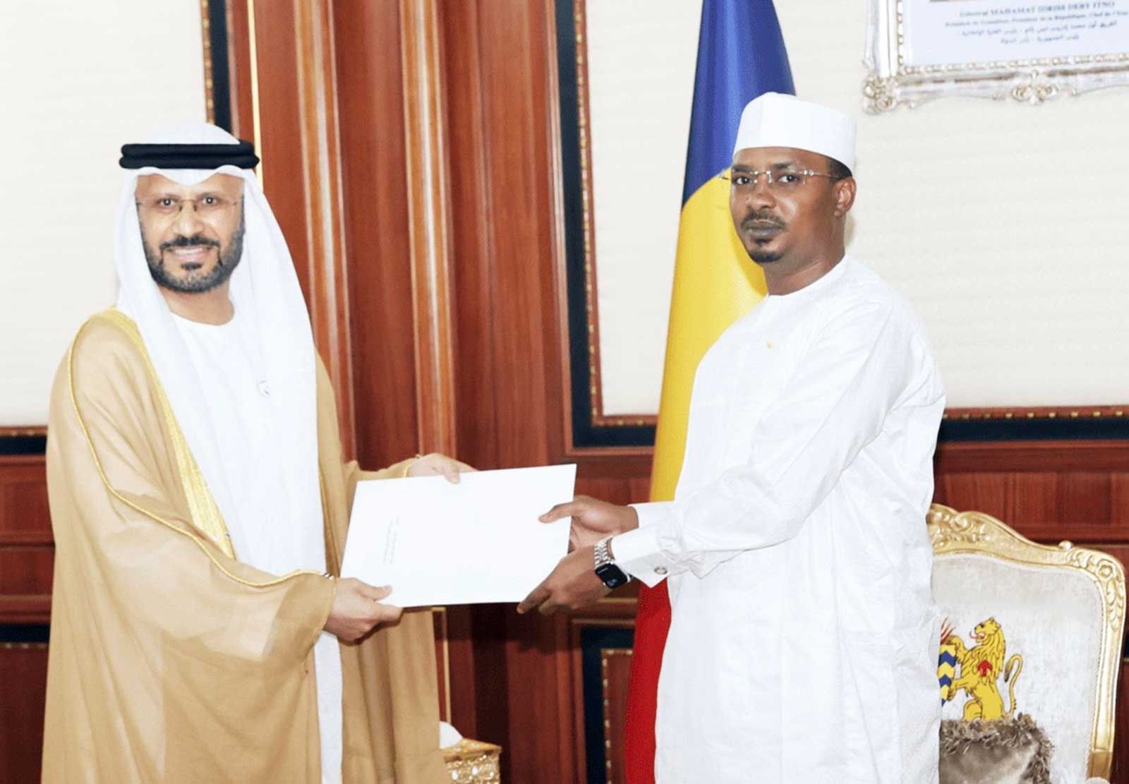 رئيس الدولة يدعو رئيس تشاد إلى حضور (COP28)