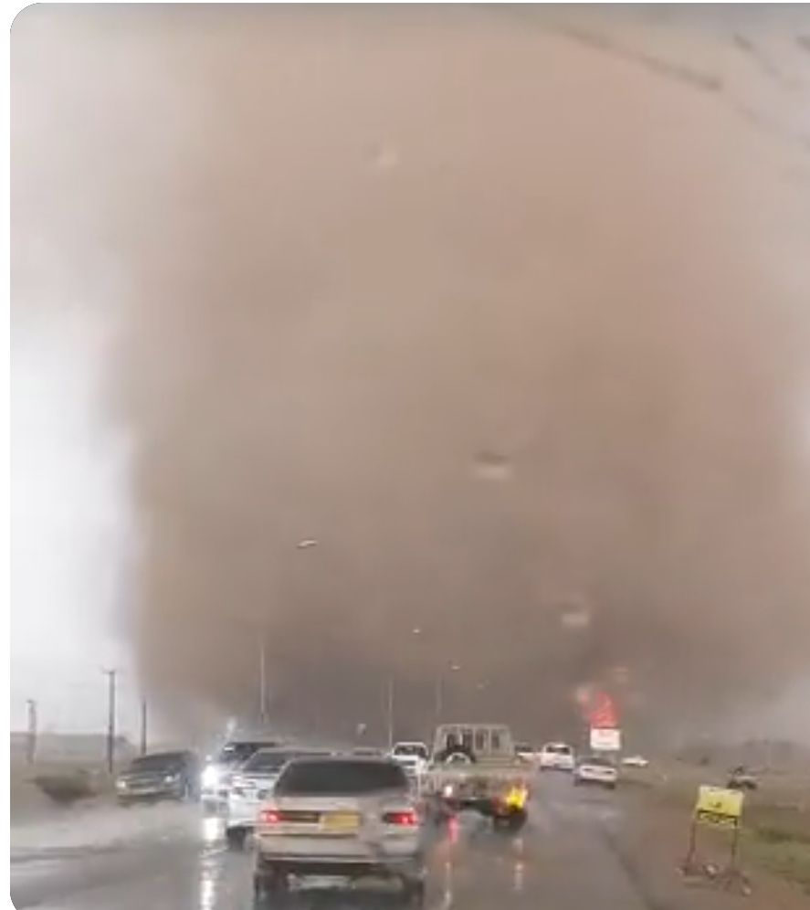 الأرصاد: ظاهرة جوية نادرة للأعاصير القمعية في ولاية جعلان بني بو علي