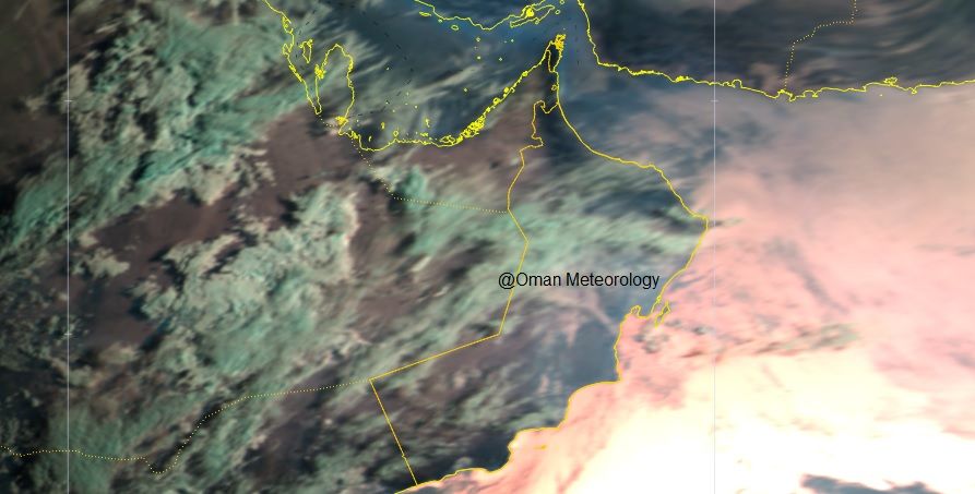 الأرصاد: استمرار تدفق السحب على أجواء سلطنة عُمان
