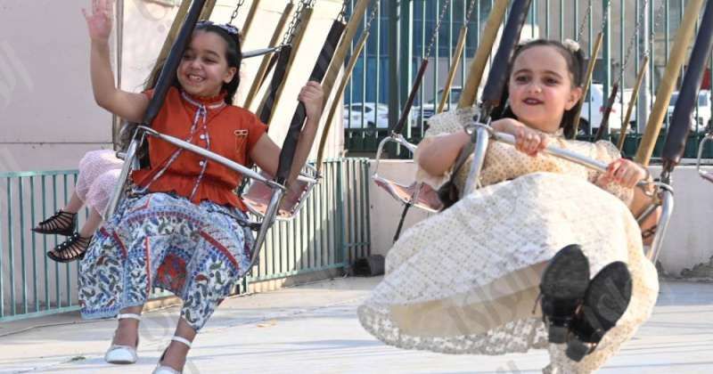 فرحة الأطفال اكتملت بالألعاب الترفيهية