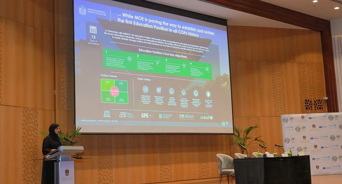 "التربية" تعلن خارطة طريق شراكة التعليم الأخضر في الإمارات استعداداً لـ" COP28"