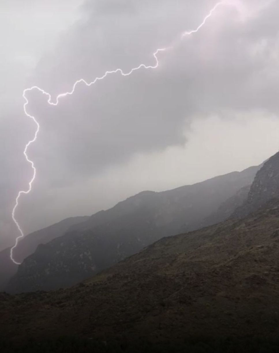 هطول أمطار على ولايتي الرستاق والعوابي