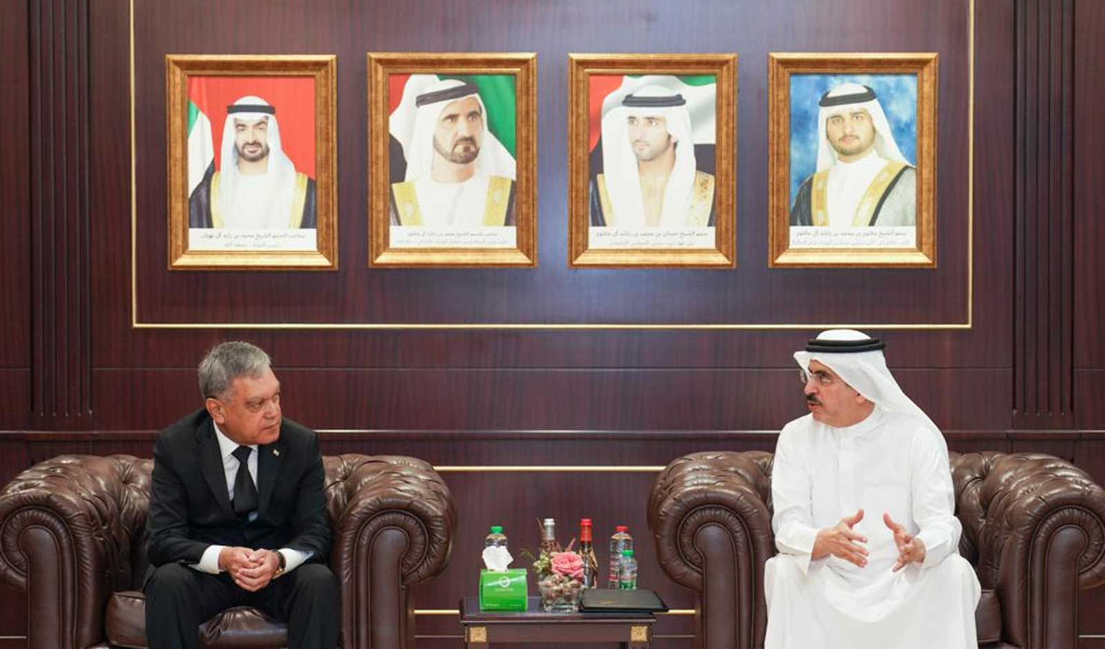 سعيد الطاير يستقبل نائب رئيس مجلس وزراء تركمانستان