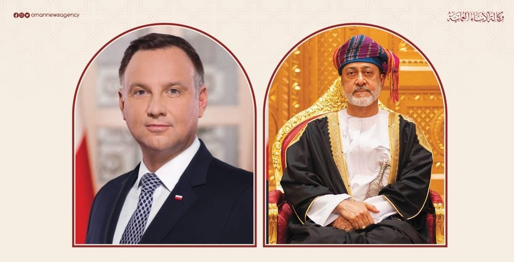 جلالةُ السُّلطان يهنئ رئيس جمهورية بولندا