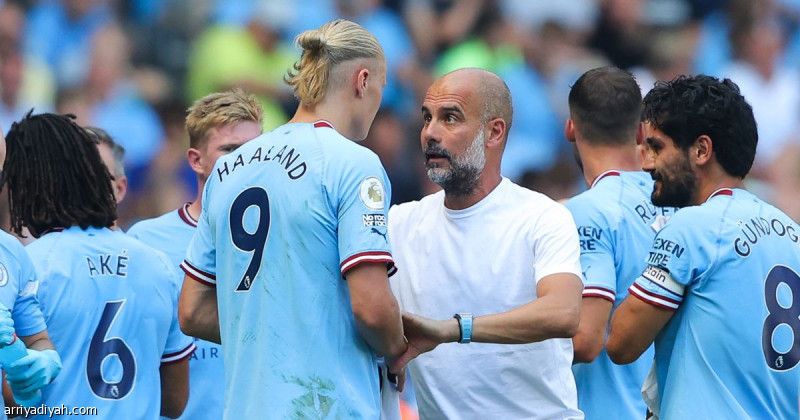 جوارديولا: المقارنة مع ميسي تضر هالاند