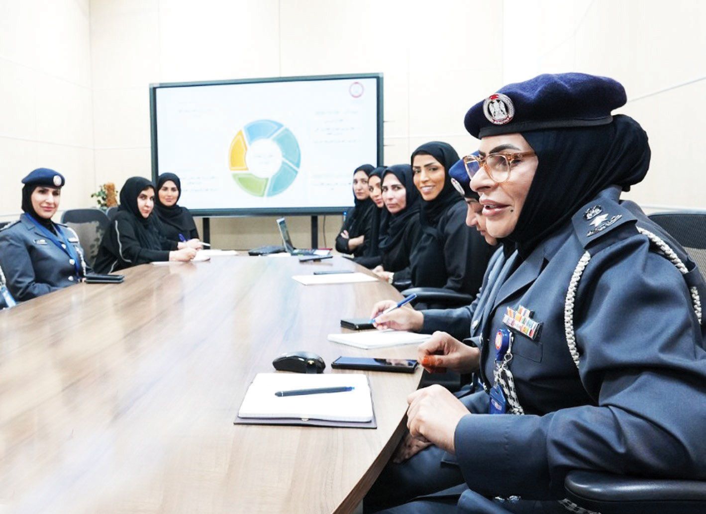 شرطة أبوظبي تناقش الاستعدادات لـ «المؤتمر العالمي للشرطة النسائية»