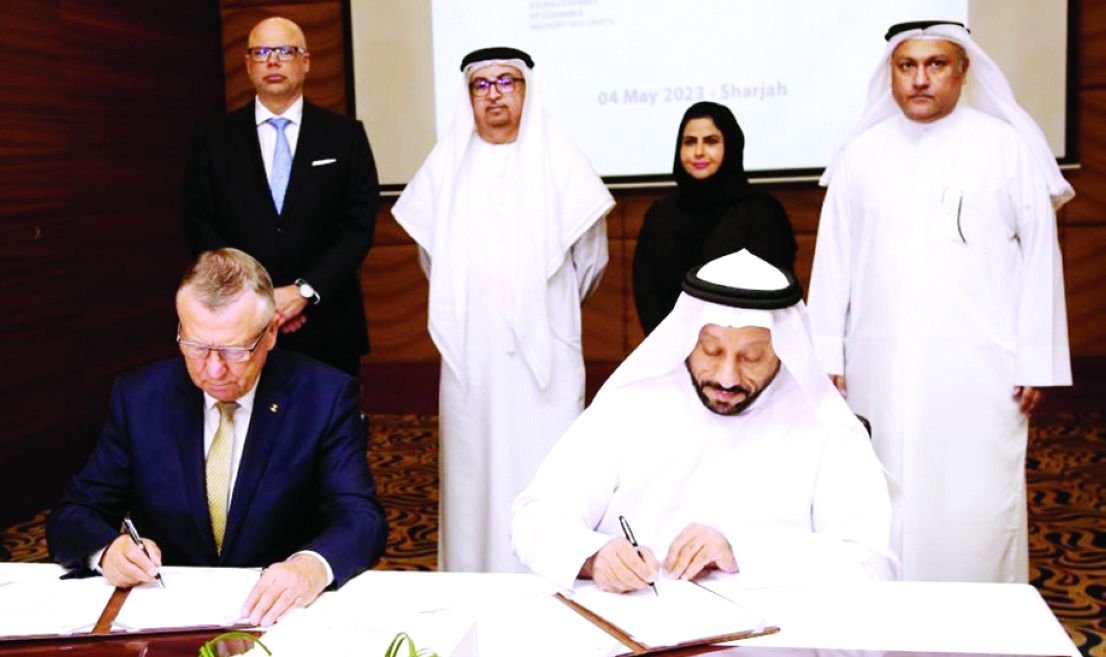 توقيع مذكرة بملتقى الأعمال الإماراتي الليتواني لإنشاء مجلس أعمال مشترك