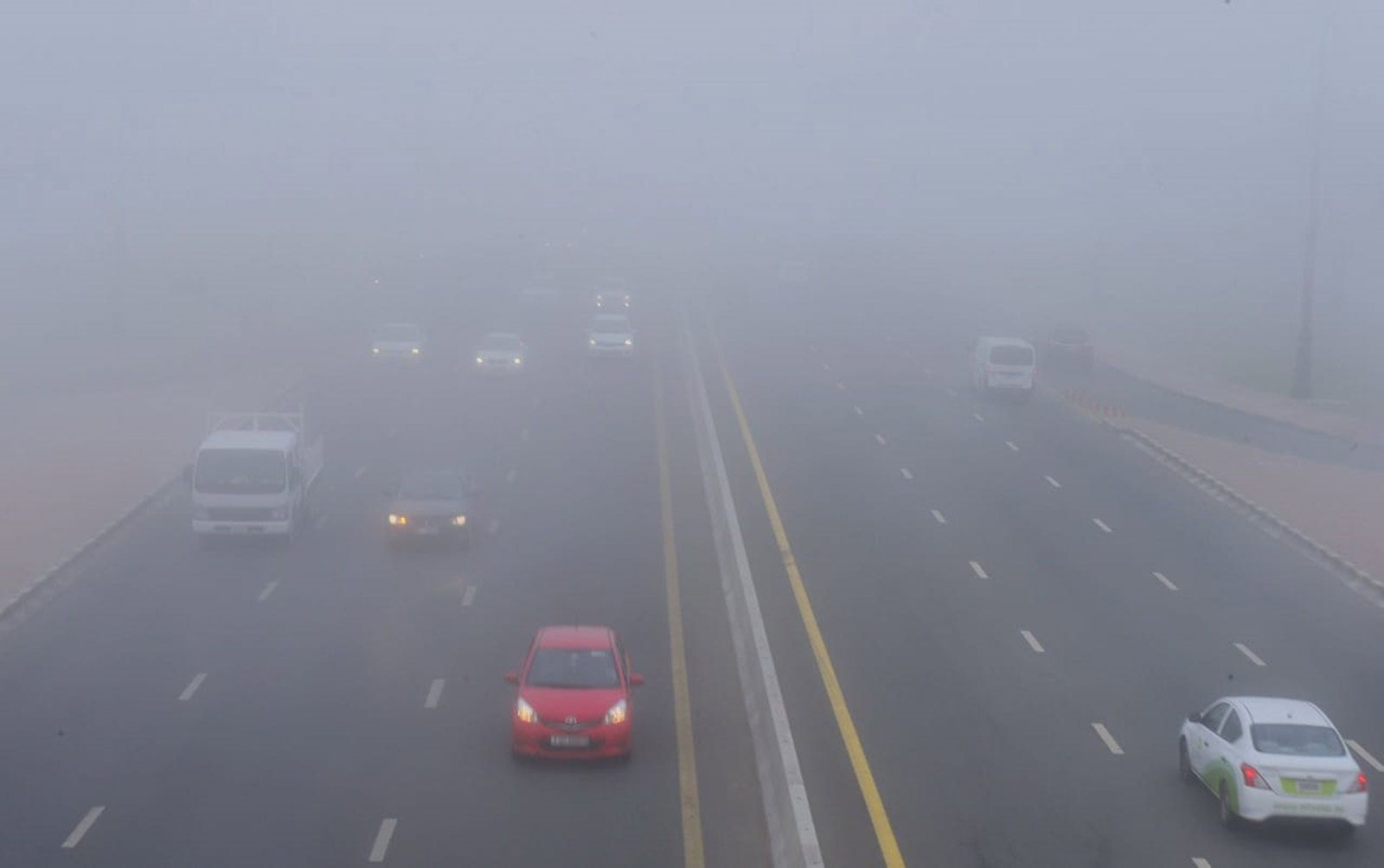 «الوطني للأرصاد» يحذر من تدني الرؤية بسبب الضباب