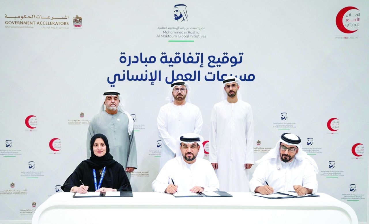 الإمارات تطلق «مسرّعات العمل الإنساني»