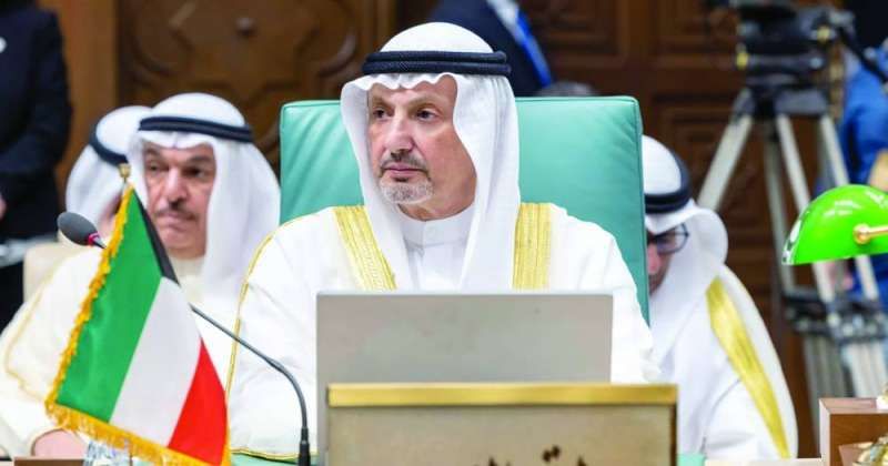 سالم الصباح مترئساً وفد الكويت في اجتماع الجامعة العربية