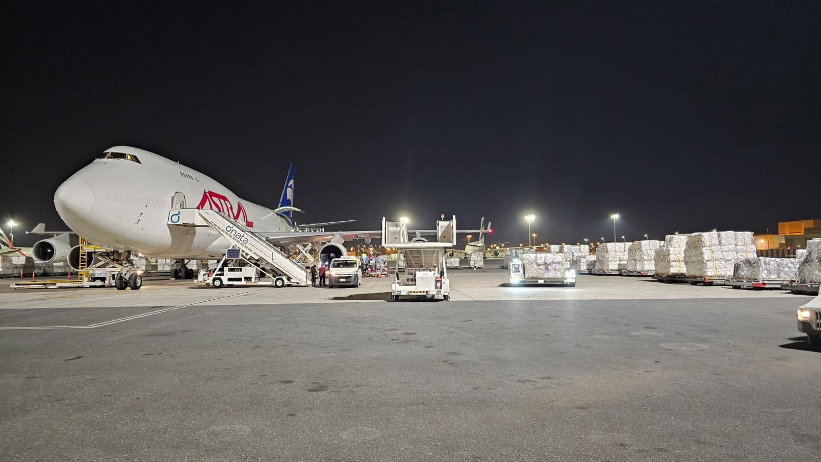 "مدينة الخدمات الإنسانية "ترسل 80 طناً من المساعدات إلى السودان