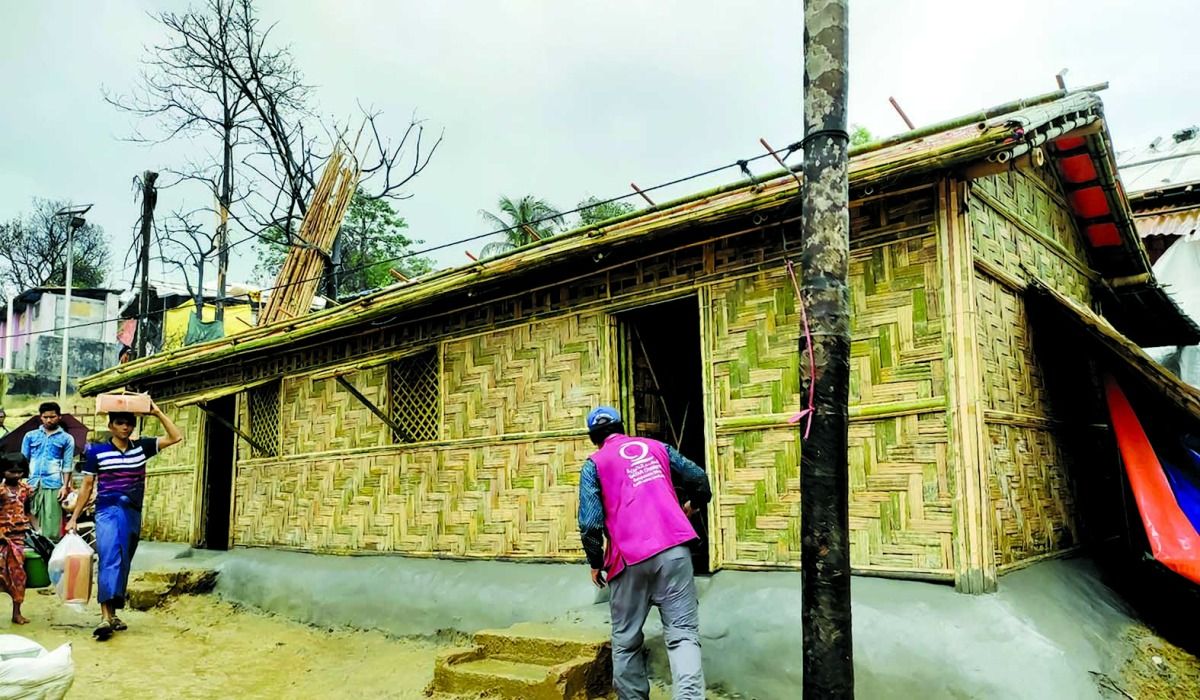 قطر الخيرية تعيد بناء 326 منزلاً للاجئين الروهينغا