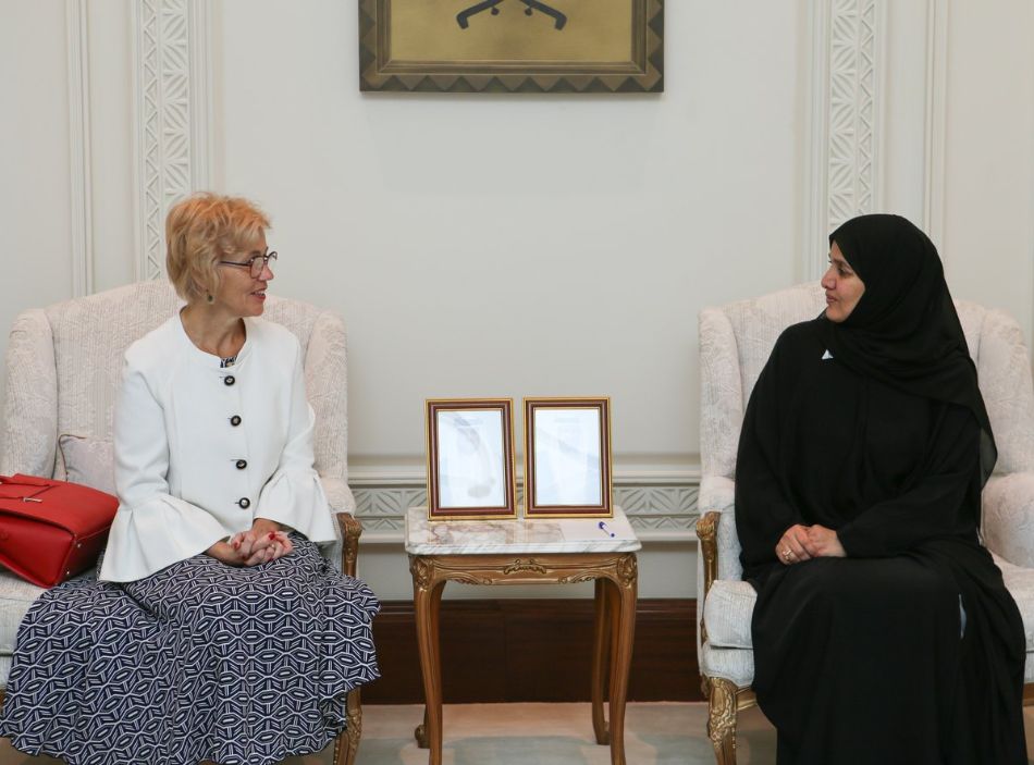 نائب رئيس مجلس الشورى تجتمع مع رئيسة لجنة السياسة الخارجية بالبرلمان الروماني