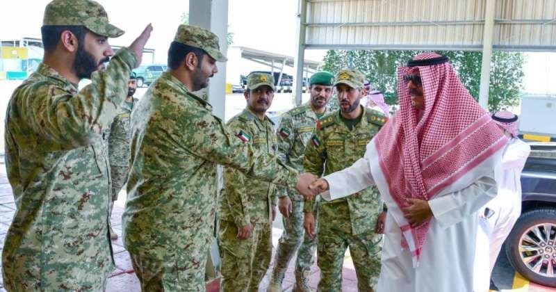 نائب رئيس الحرس الوطني تفقد كتيبة حماية المنشآت الخامسة