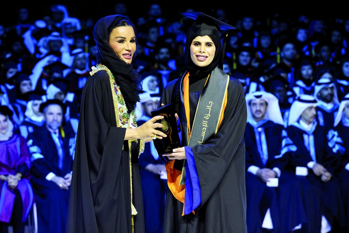 صاحبة السمو تشهد حفل تكريم خريجي مؤسسة قطر لدفعة 2023