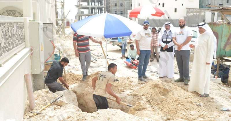 «الكهرباء» تطلق التيار في أول قسيمة بالمطلاع