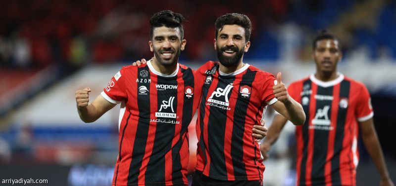 الرائد يقسو على ضمك بخماسية فوزير والبركاوي