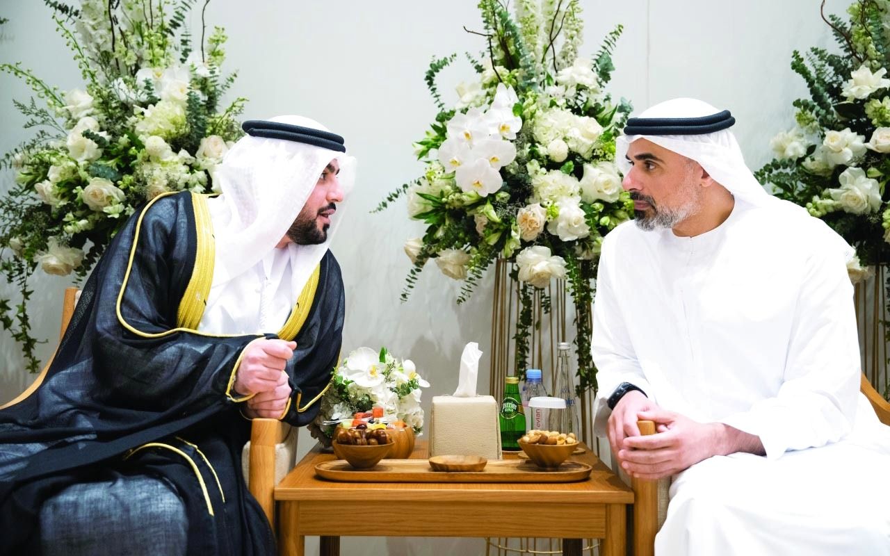 ولي عهد أبوظبي يحضر حفل زفاف عمر وعلي الخوري