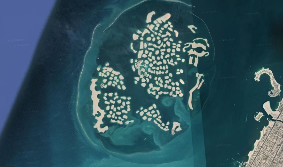 213 مليون درهم قيمة 3 مبايعات عقارية في جزر العالم اليوم