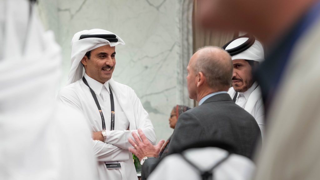 سمو الأمير يحضر حفل استقبال منتدى قطر الاقتصادي 2023