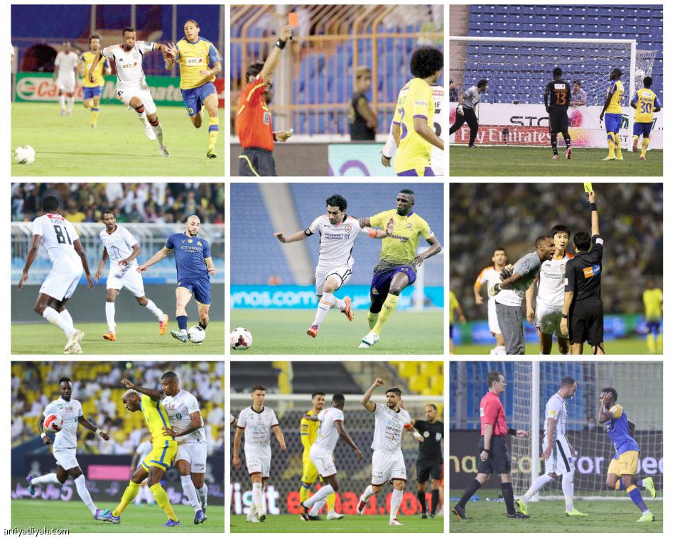النصر والشباب.. بطاقات ومشادات