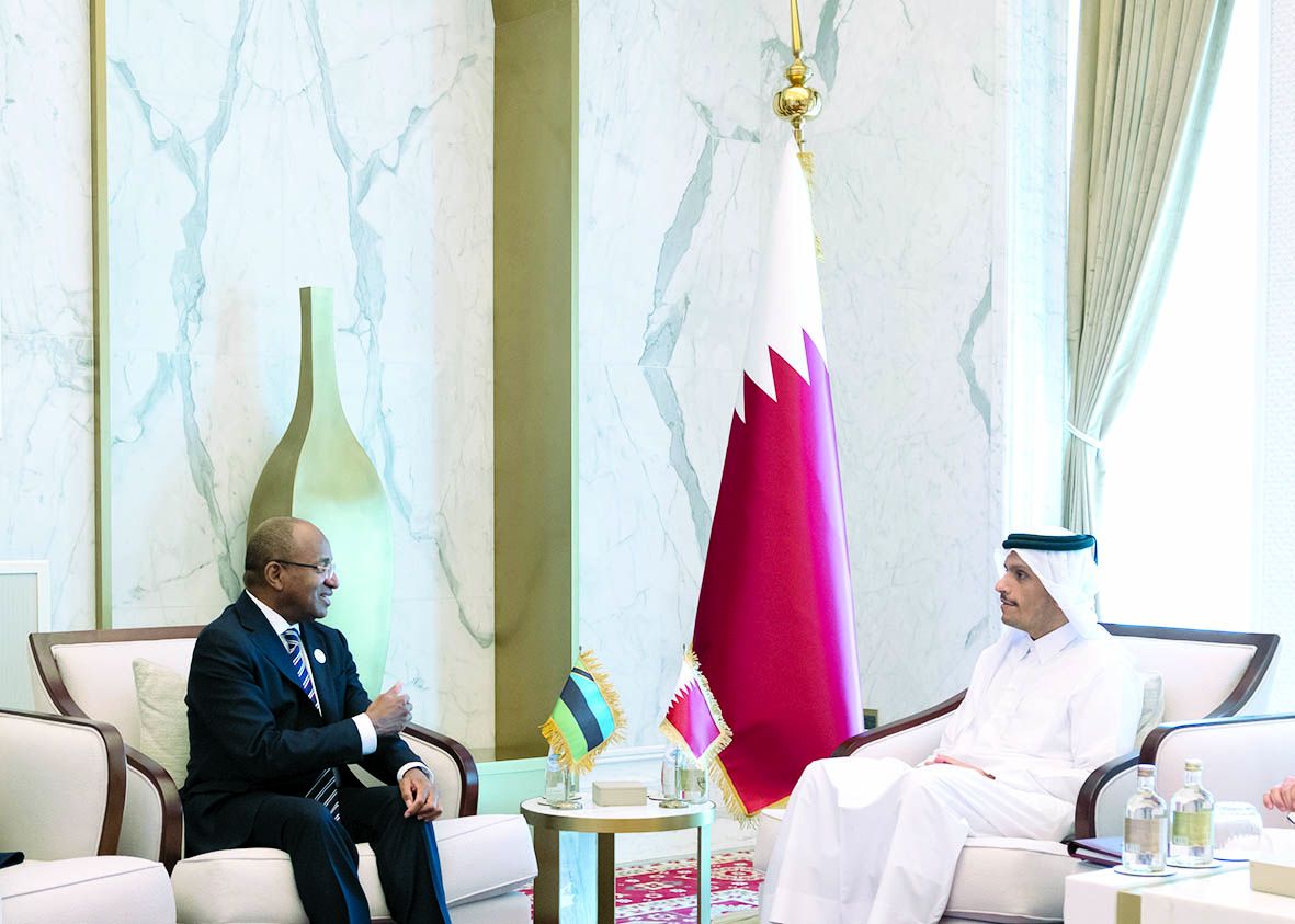 رئيس زنجبار يستقبل معالي الشيخ  محمد بن عبدالرحمن