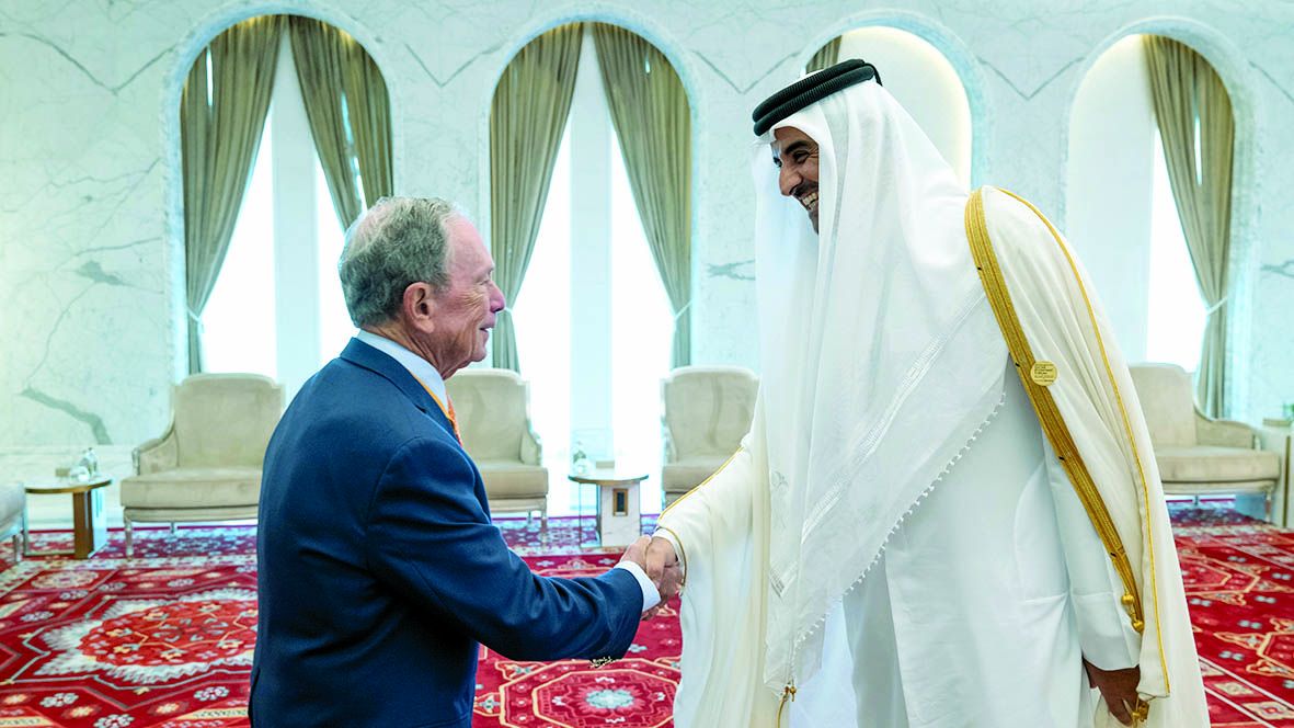 سموه يستقبل مؤسس «بلومبيرغ»