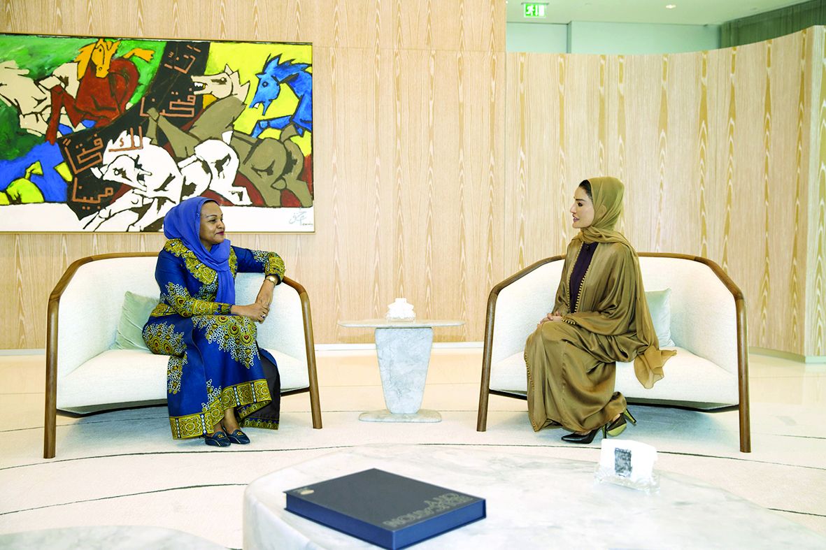 صاحبة السمو تلتقي حرم رئيس زنجبار