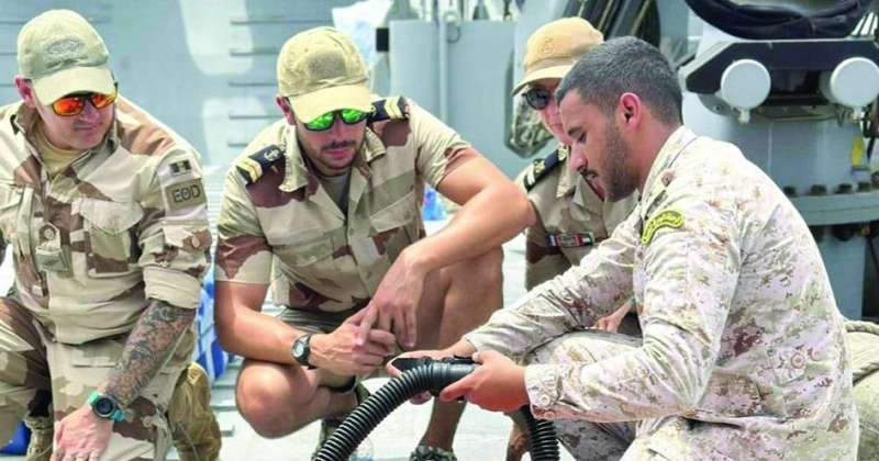 جانب من التمرين المشترك