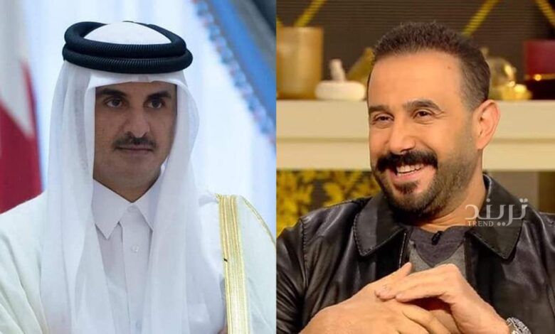 لقاء قصي خولي وأمير قطر يثير الجدل بين السوريين
