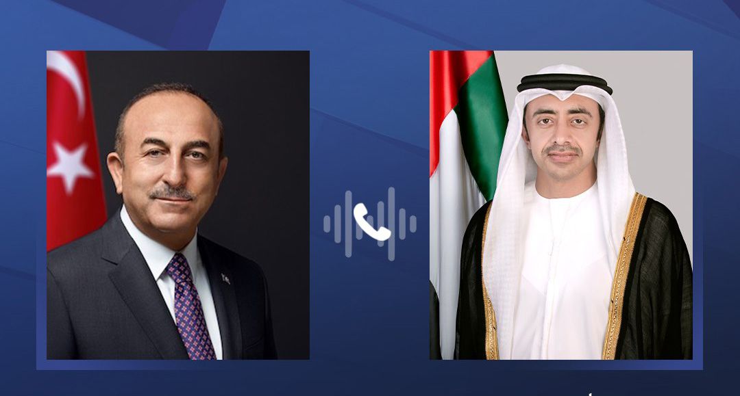 عبدالله بن زايد يهنئ هاتفياً نظيره التركي بإعادة انتخاب أردوغان رئيساً لتركيا