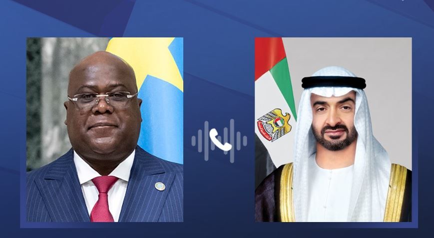 رئيس الدولة يتلقى اتصالاً هاتفياً من رئيس الكونغو الديمقراطية