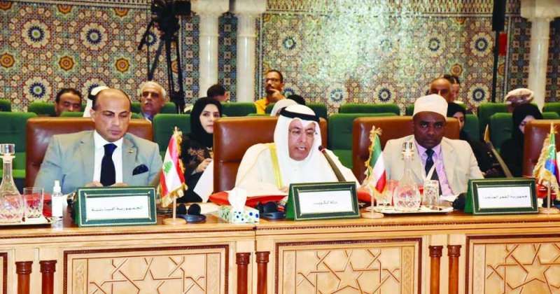 العدواني يلقي كلمة الكويت في مؤتمر وزراء التربية العرب