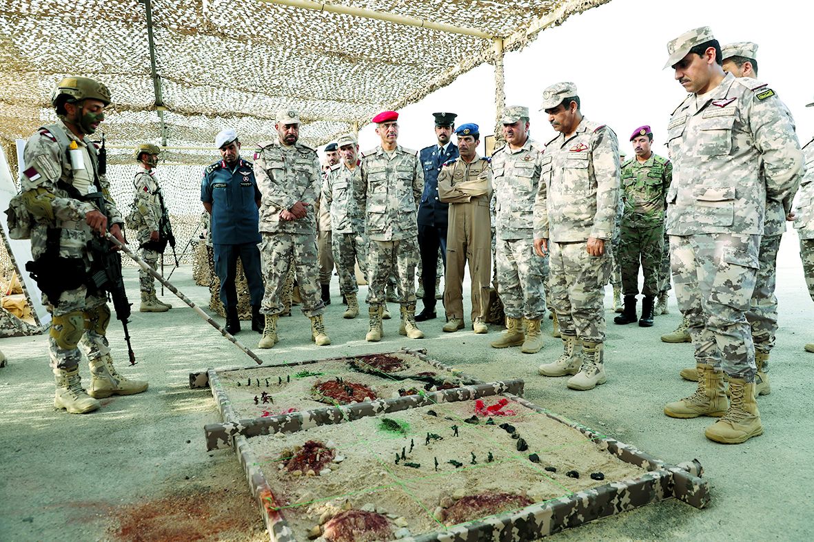 رئيس الأركان يشهد ختام تمرين «لبصير» لدورة دبلوم العلوم العسكرية