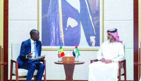 عمار النعيمي يستقبل السفير السنغالي