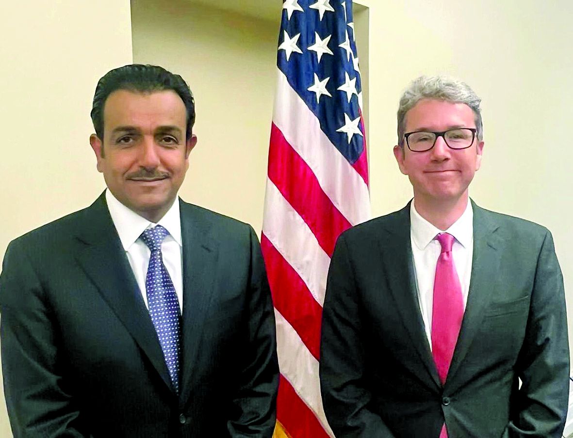 المبعوث الخاص لوزير الخارجية يجتمع مع مسؤولين أمريكيين