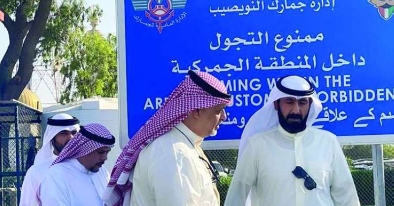 مدير الجمارك لدى تفقده المنفذ