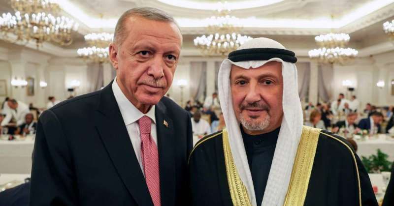 ممثل سمو الأمير يشارك في حفل مراسم إعادة تنصيب أردوغان